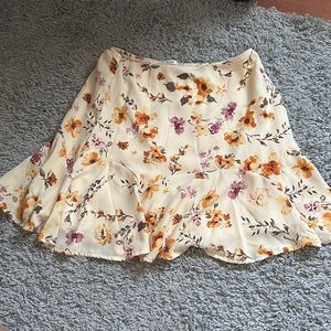 floral skirt